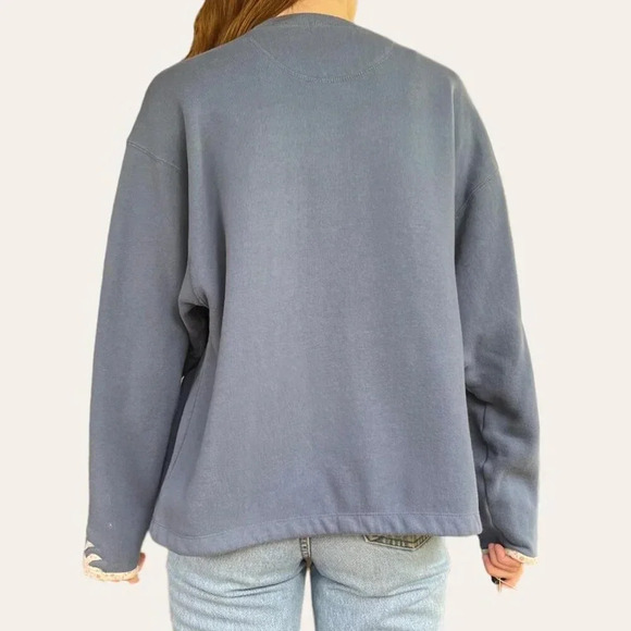 Handmade/reworked one of a kind floral cardigan - Picture 4 of 8